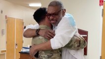 Soldier Surprises Nurse Dad After Deployment