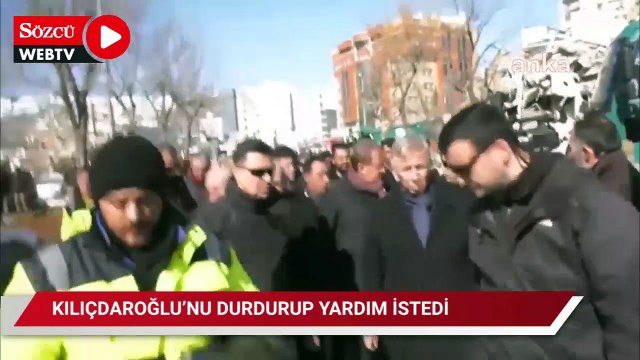 Vatandaş, Kılıçdaroğlu’ndan böyle yardım istedi: Allah rızası için vinç istiyoruz