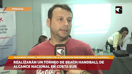 Posadas | Realizarán un torneo de beach handball de alcance nacional en Costa Sur