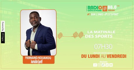 La Matinale Des Sports du 08 Févier 2023 avec FERNAND KOUAKOU