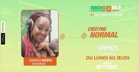 C'est Pas Normal du 08 Février 2023  avec Annick Keïpo Epse Loussouko