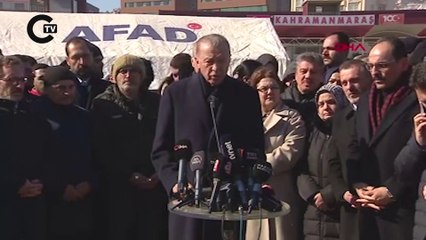 Erdoğan duyurdu: Kahramanmaraş depremlerinde can kaybı 8 bin 574'e yükseldi