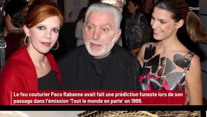 Paco Rabanne avait prédit la destruction de Paris en 1999 !