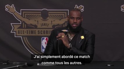 Lakers - James : "Je n'arrive pas encore à réaliser"