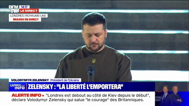 Volodymyr Zelensky aux parlementaires britanniques: Nous savons que la Russie perdra