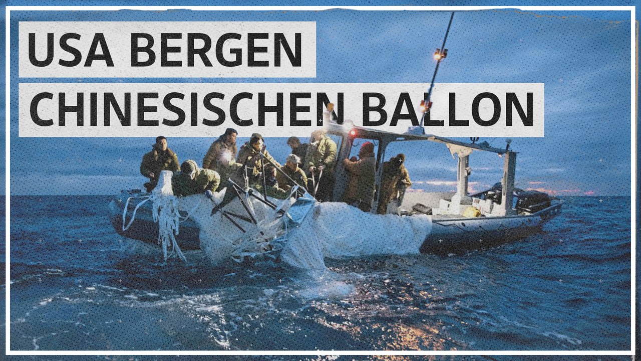 US-Marine veröffentlicht erste Fotos von chinesischem Ballon
