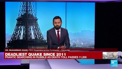 Syria-Turkey Quake: Dr. Zahid fears it's the final day "to secure life," death toll could top 50,000