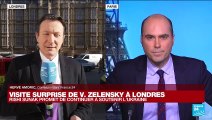 Visite surprise de Zelensky à Londres : Rishi Sunak promet de continuer à soutenir l'Ukraine