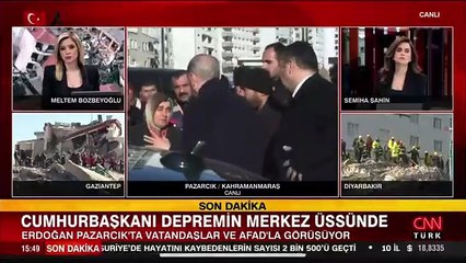 Erdoğan, deprem bölgesinde: Bunlar kader planının içerisinde olan şeyler
