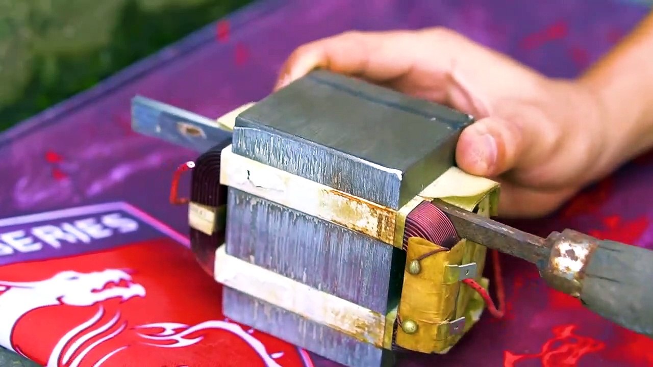 I make high speed water pump from a microwave transformer