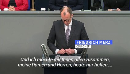 Merz: "Zeitenwende findet bislang nur auf dem Papier statt"