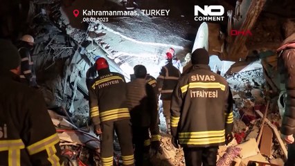 Séisme : des enfants piégés pendant des heures sous les gravats, secourus en Turquie