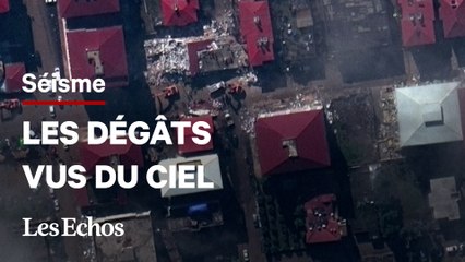 Les dégâts du séisme en Turquie et en Syrie vus du ciel
