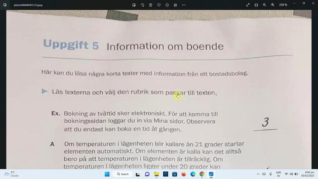 Nationella Prov Läsförståelse Sfi Kurs C 2013 امتحان القراءة في اللغة السويدية Video Dailymotion 9893