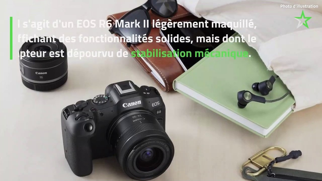 Canon annonce l'EOS R8, un hybride 24x36 aux allures d'EOS R6 Mark II bridé