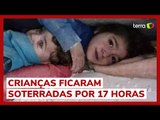 Menina de 7 anos protege irmão mais novo dos escombros após terremoto na Síria