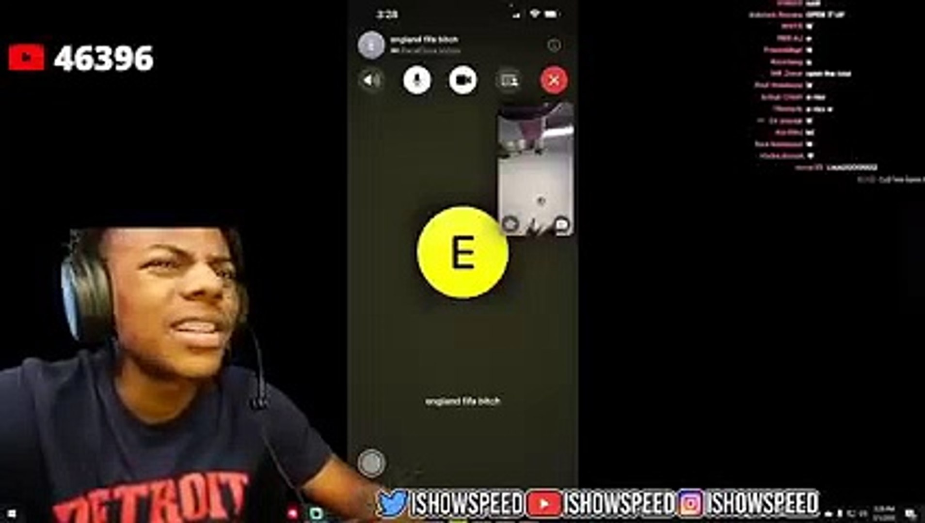 Dexerto on X: IShowSpeed accidentally flashed his viewers during