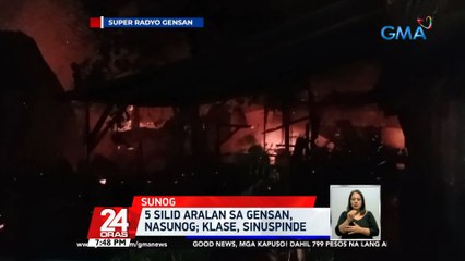 5 silid-aralan sa GenSan, nasunog; klase, sinuspinde | 24 Oras