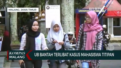 UB Malang Bantah Terlibat Kasus Mahasiswa Titipan