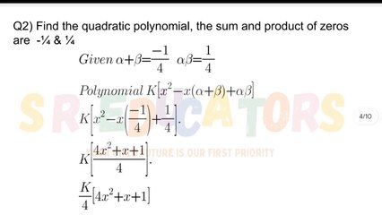 Master Fast Track Polynomials for Q2 Success 📚