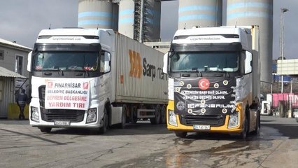 DEPREM BÖLGESİNE GİDECEK OLAN GEMİYE YARDIM MALZEMELERİ YÜKLENDİ