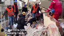 Szerdára tíz túlélőt talált a Magyar Baptista Szereteszolgálat mentőcsapata