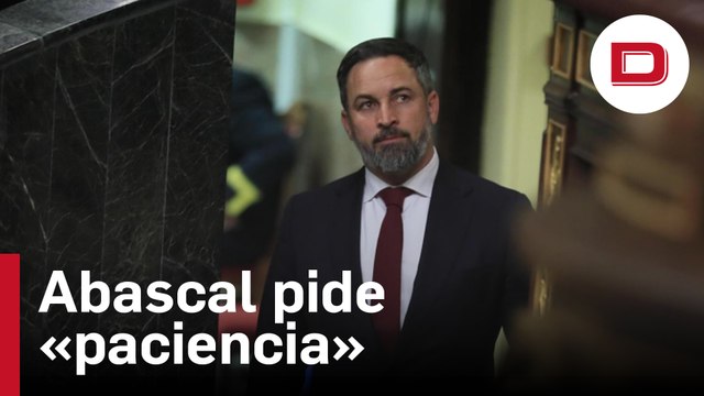 Abascal pide «paciencia» y celebra el interés por sus conversaciones con Tamames para la moción de censura
