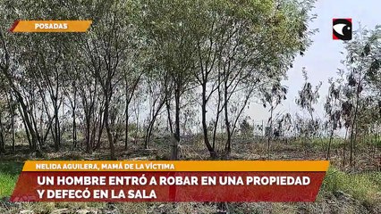 Un hombre entró a robar en una propiedad y defecó en la sala