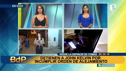 John Kelvin fue detenido por no cumplir orden de alejamiento de Dalia Durán y sus hijos