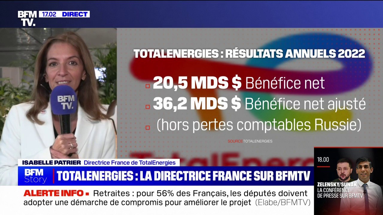 "La grosse part du gâteau est pour les investissements": la directrice de TotalEnergies s'exprime sur les bénéfices de l'entreprise