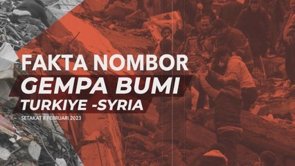 [INFOGRAFIK] Gempa bumi Turkiye & Syria (fakta nombor)