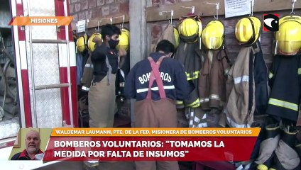 Tải video: Bomberos voluntarios dejaron de prestar servicios en rn12: 