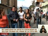 Con 60 toneladas de asfalto colocadas comienza II fase de trabajos en la Cota 905 en Caracas