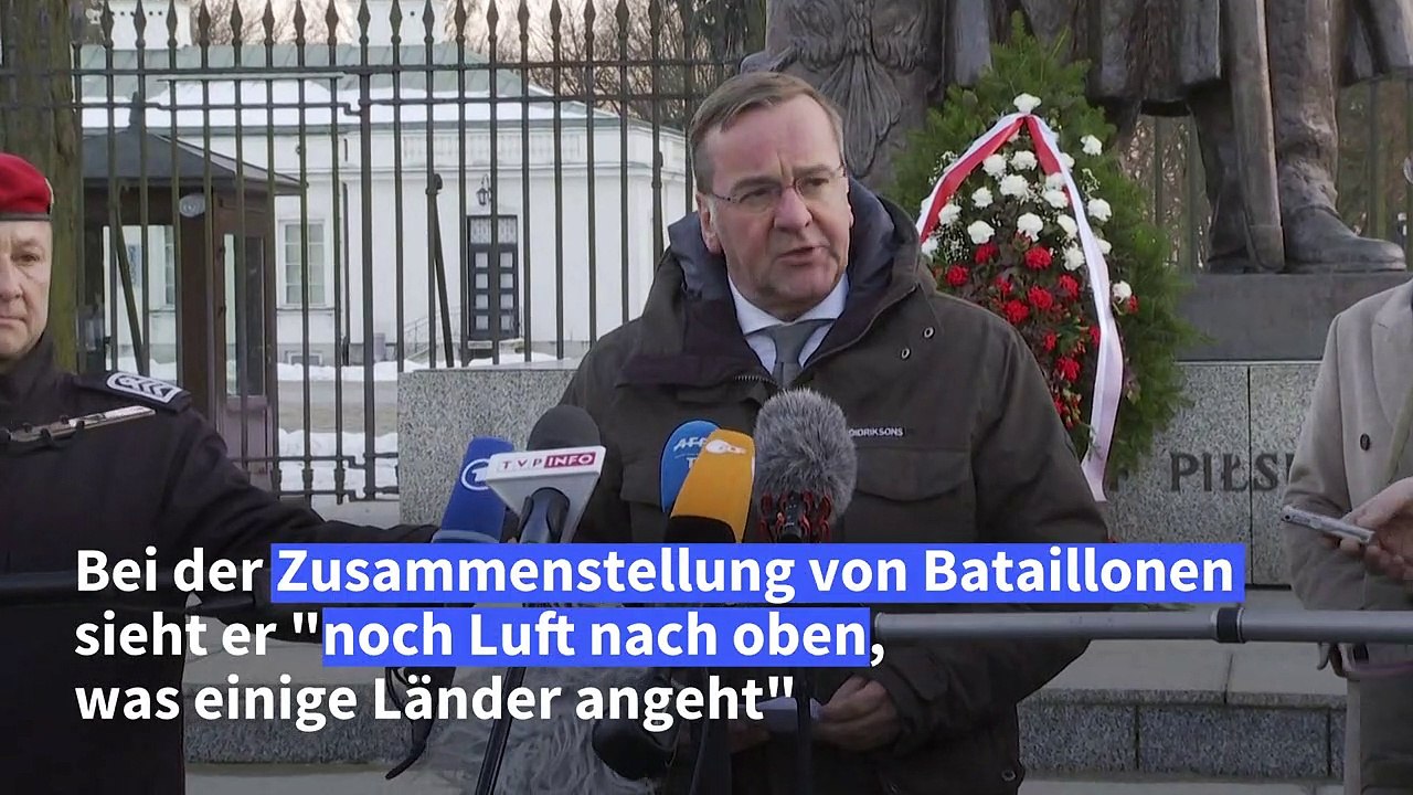 Pistorius: Ein Leopard-Bataillon für die Ukraine bis April