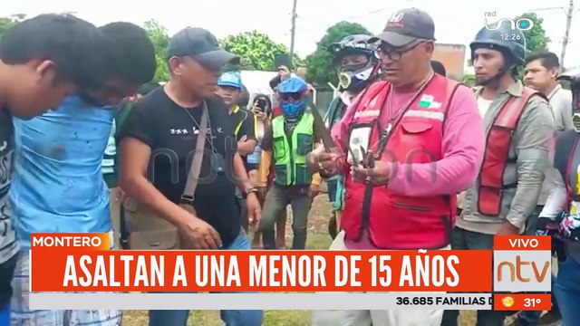 Asaltan a una adolescente de 15 años en Montero, los delincuentes fueron aprehendidos