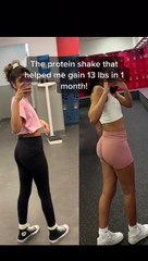 The Protein Shake That Helped Her To Gain 13 lbs In 1 month!