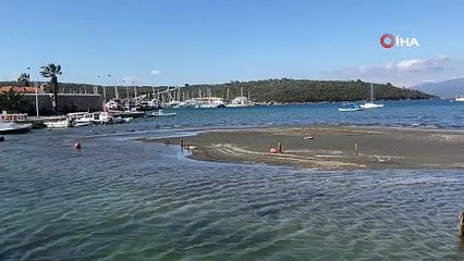 İzmir'in Seferihisar İlçesi'nde Deniz 25 Metre Çekildi!