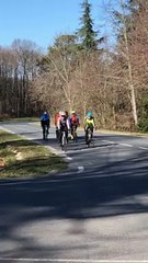 Le peloton de la sortie du club mercredi 8 février