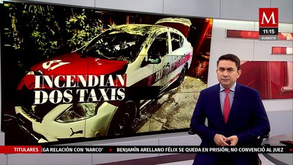 Incendian dos taxis en menos de 24 horas en Villa Oluta, Veracruz