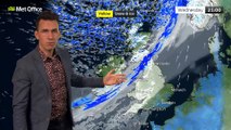 Met Office Evening Weather Forecast 08/02/23 – Heavy rain and strong winds in the north