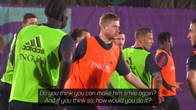 New Belgium coach Tedesco vows to make De Bruyne smile again