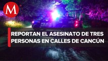 Tres personas fueron asesinadas en Cancún, dos de las víctimas estaban embolsadas
