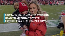 Brittany Mahomes and Sterling Head to Arizona to Watch Patrick Play in the Super Bowl: Photos