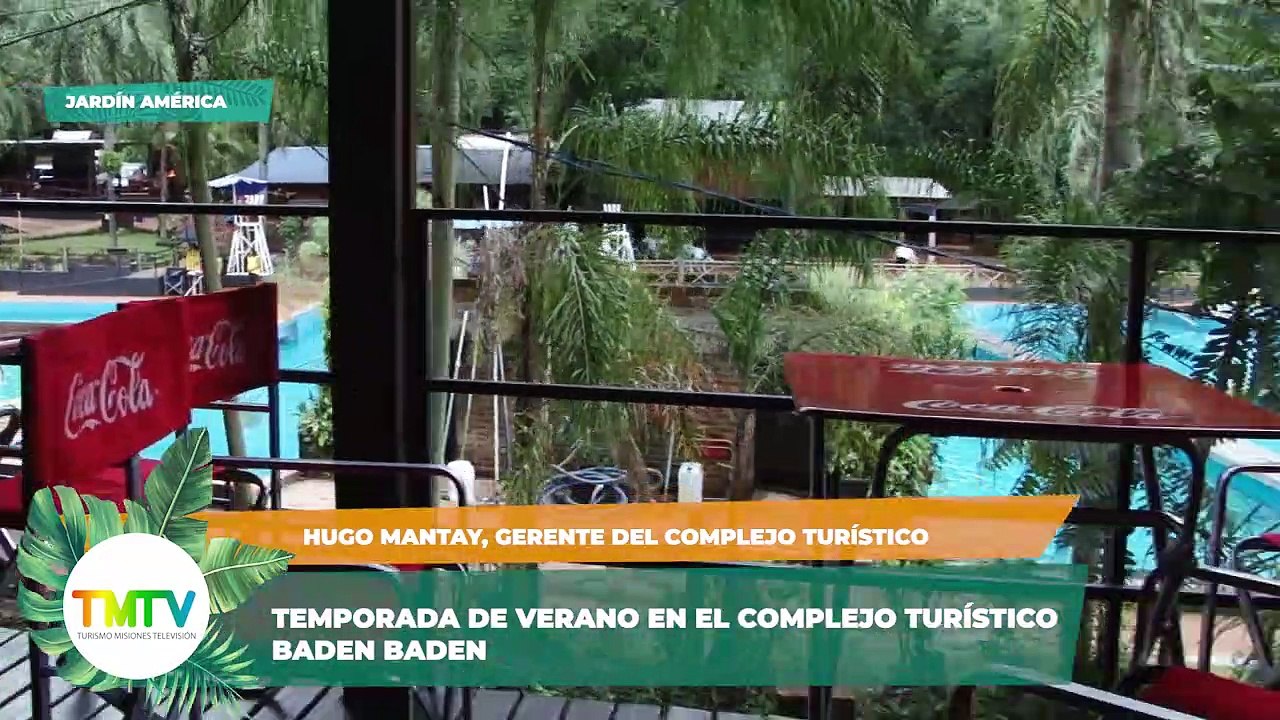 Temporada de verano en el complejo turístico Baden Baden
