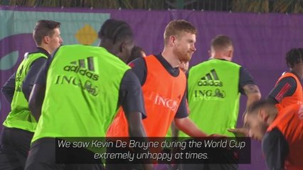 New Belgium coach Tedesco vows to make De Bruyne smile again