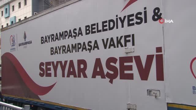 Bayrampaşa'dan mobil mutfak tırı deprem bölgesine yola çıktı