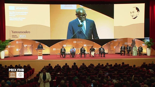 Remise du Prix Félix Houphouet Boigny : Allocution du Gouverneur Thiam