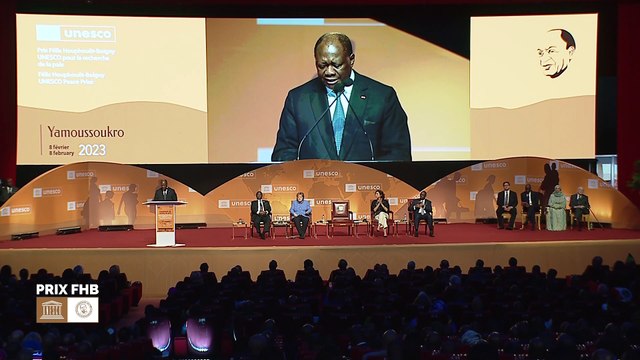 Remise du Prix Félix Houphouet Boigny : Allocution du Président Alassane Ouattara