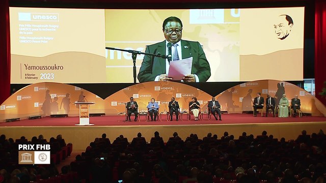Remise du Prix Félix Houphouet Boigny : Allocution de l'ex Président Henri Konan Bédié