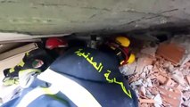 Adıyaman'a gelerek çalışmalarını sürdüren Cezayirli arama kurtarma ekipleri,  5 yaşlarındaki kız çocuğunu depremden 61 saat sonra enkazdan  kurtardı.